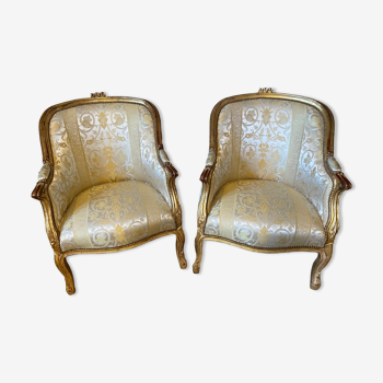 Paire de fauteuil Louis XV