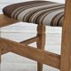 1960s, Danish design by Henning Kjærnulf, et of 4 chairs, wool, oak wood.