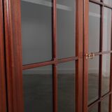 Vitrine en acajou, design danois, années 1970, fabriquée au Danemark