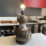 Lampe en céramique années 70
