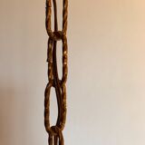 Lustre vintage décor feuillage