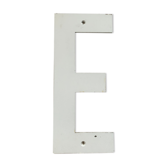 Old sign letter E / 27cm