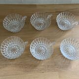 Christmas Pop-up 2022 - Set of 6 Vintage Glass Coffee/Tea Cups