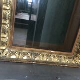 Old wood display and brass ornaments