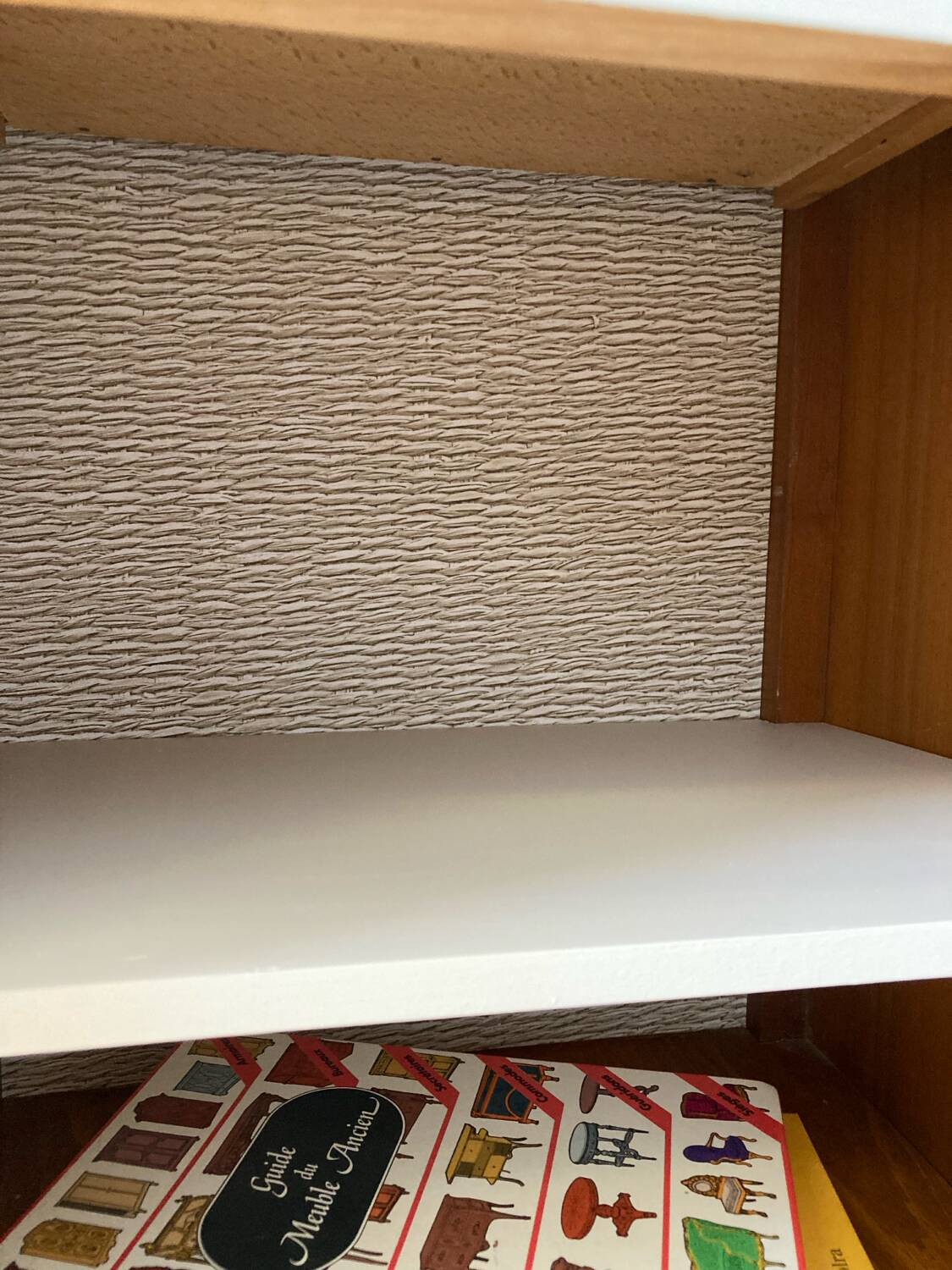 Wooden bedside table