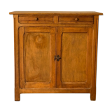 Old parisian raw wood side board