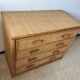 Commode en rotin vintage