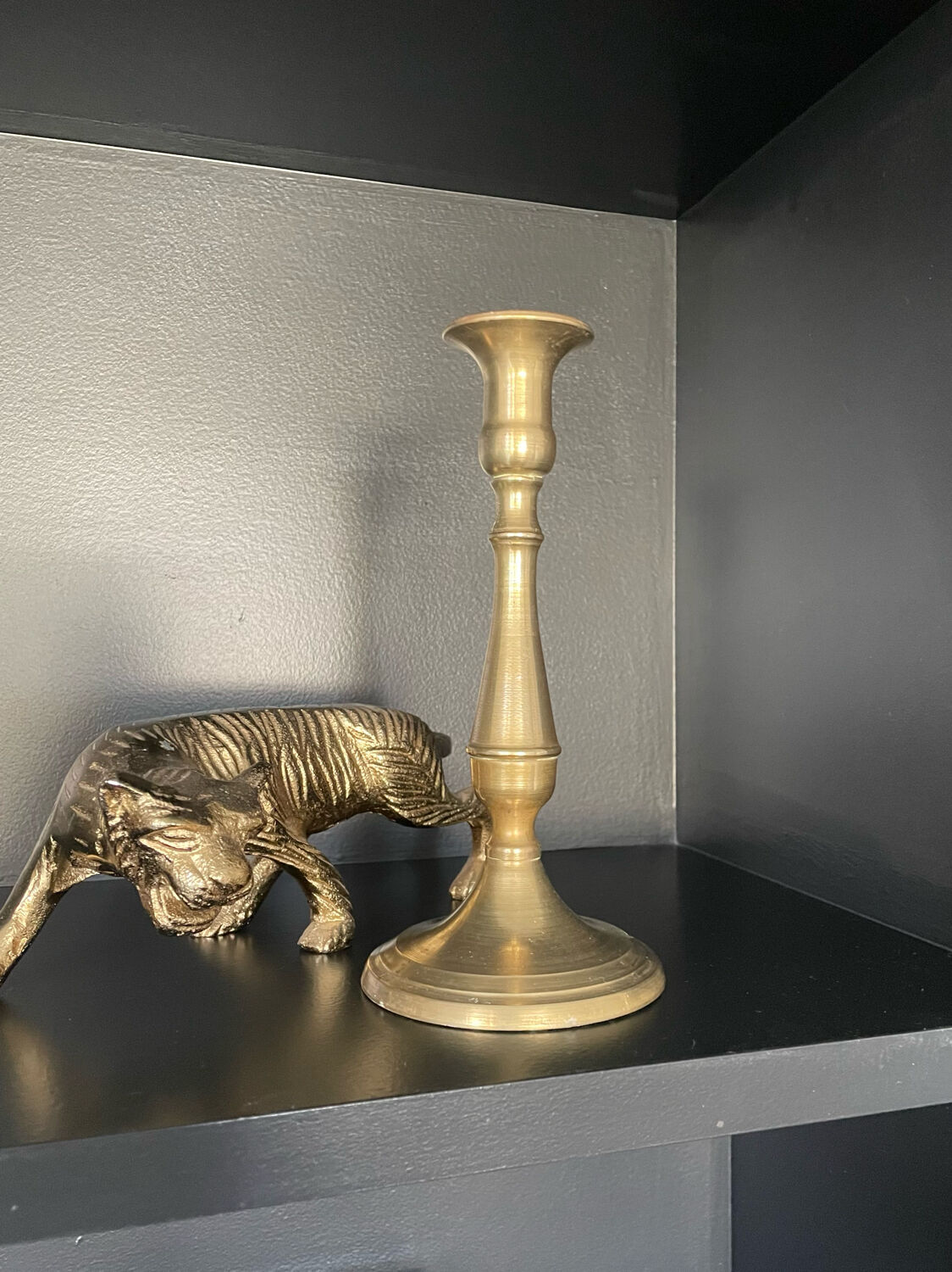 Brass candle holder