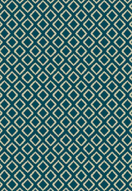 Blue and white patterned home rug