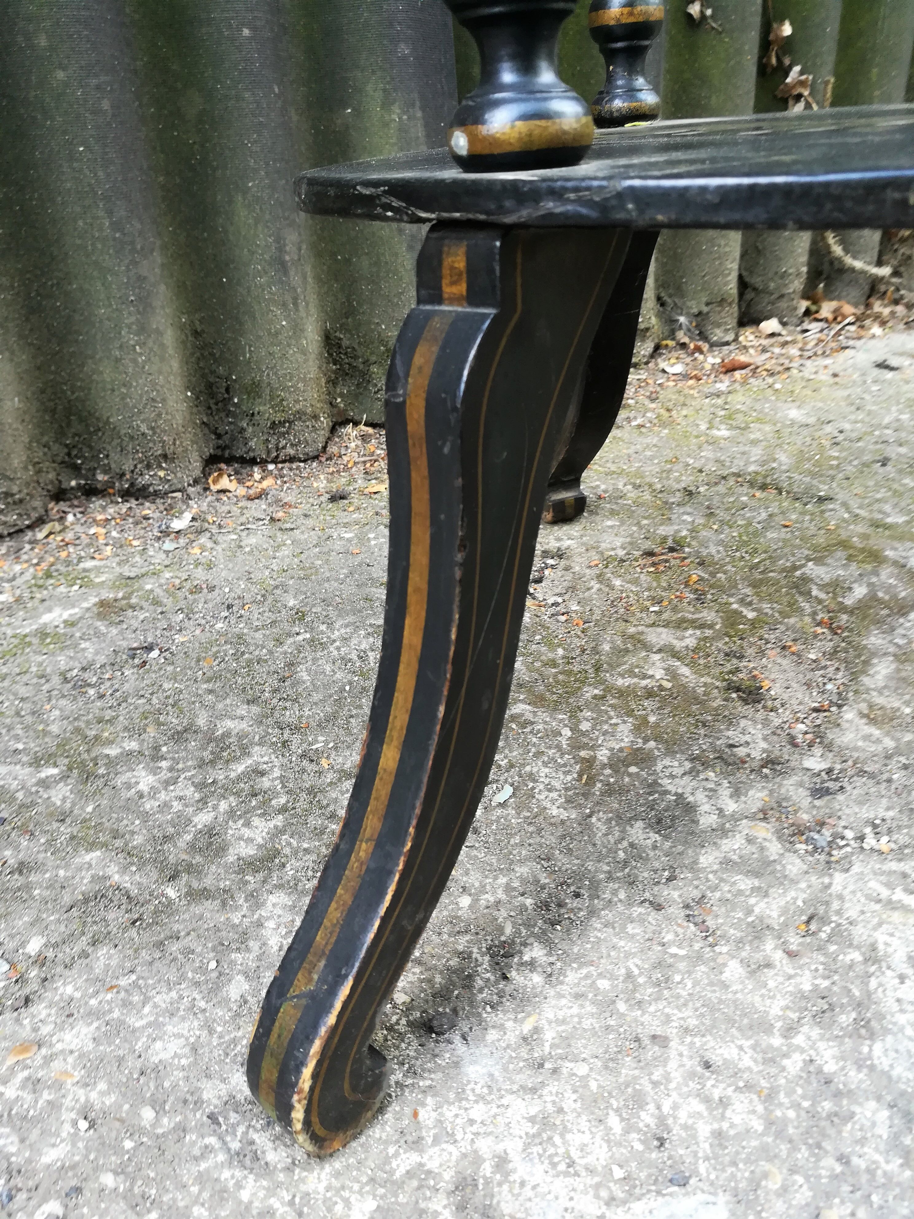 Harness Napoleon III patterned hand painted