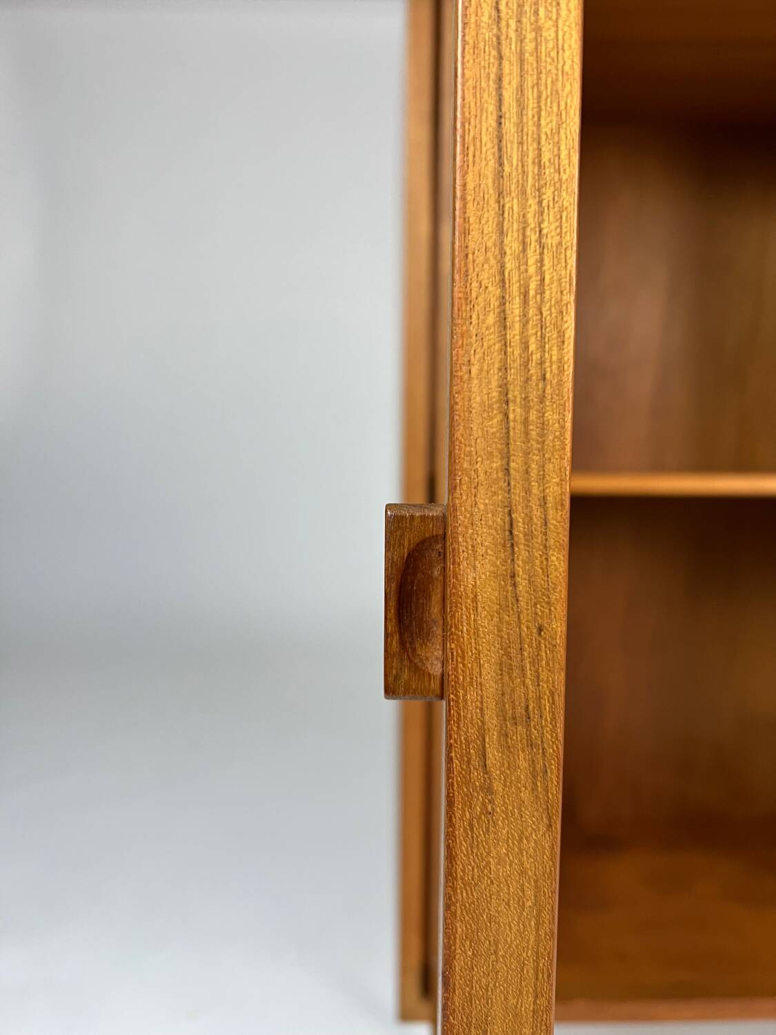 Danish teak display cabinet highboard Kristiansen vintage 60s