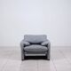 Ensemble de sièges en cuir « Maralunga » de Vico Magistretti pour Cassina