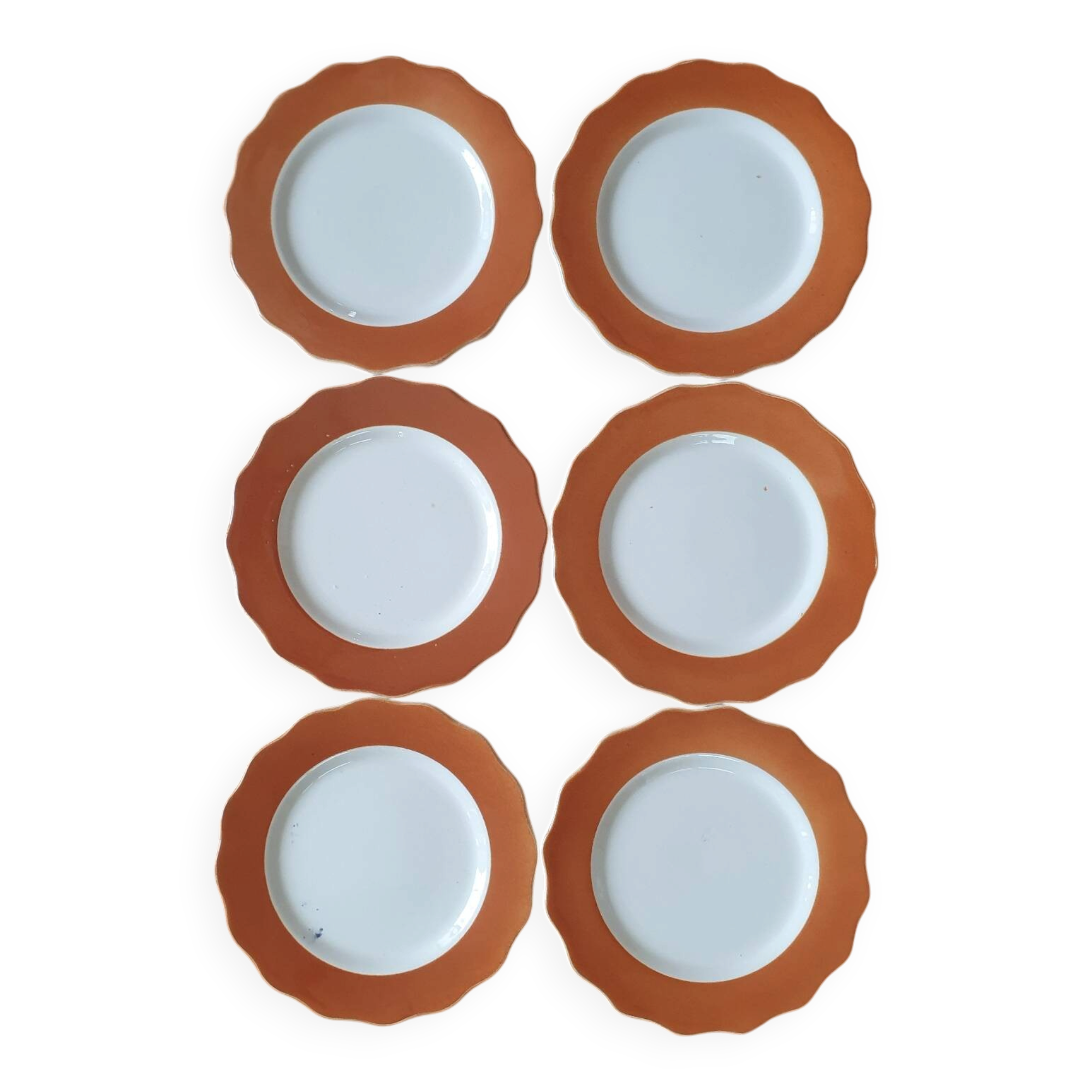 6 dessert plates Gien