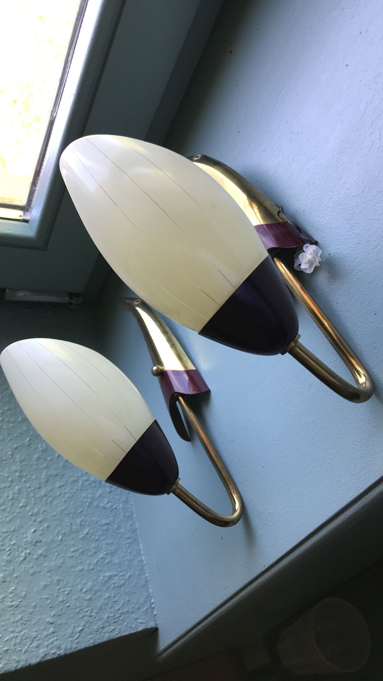 Pair of wall lamps 50 60 years