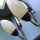 Pair of wall lamps 50 60 years