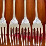 Christofle Marly fish cutlery and serving set with box, new condition