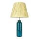 Lampe de table scandinave en grés cérame abat-jour raffia, Nymølle pottery, Danemark 1960s