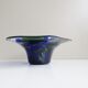 colorful glass art bowl