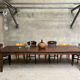 Old 3m fir farm table late 19th early 20th