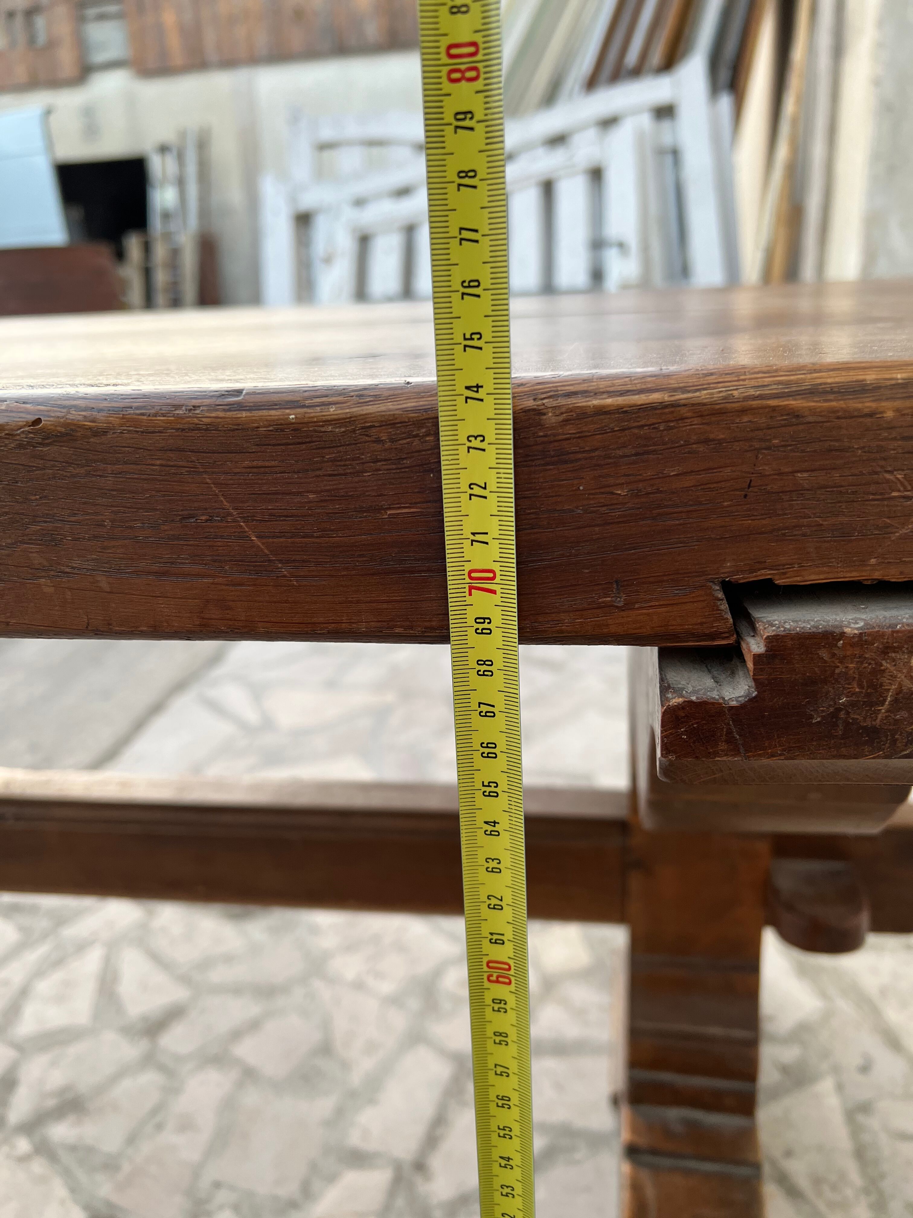 Oak monastery farm table