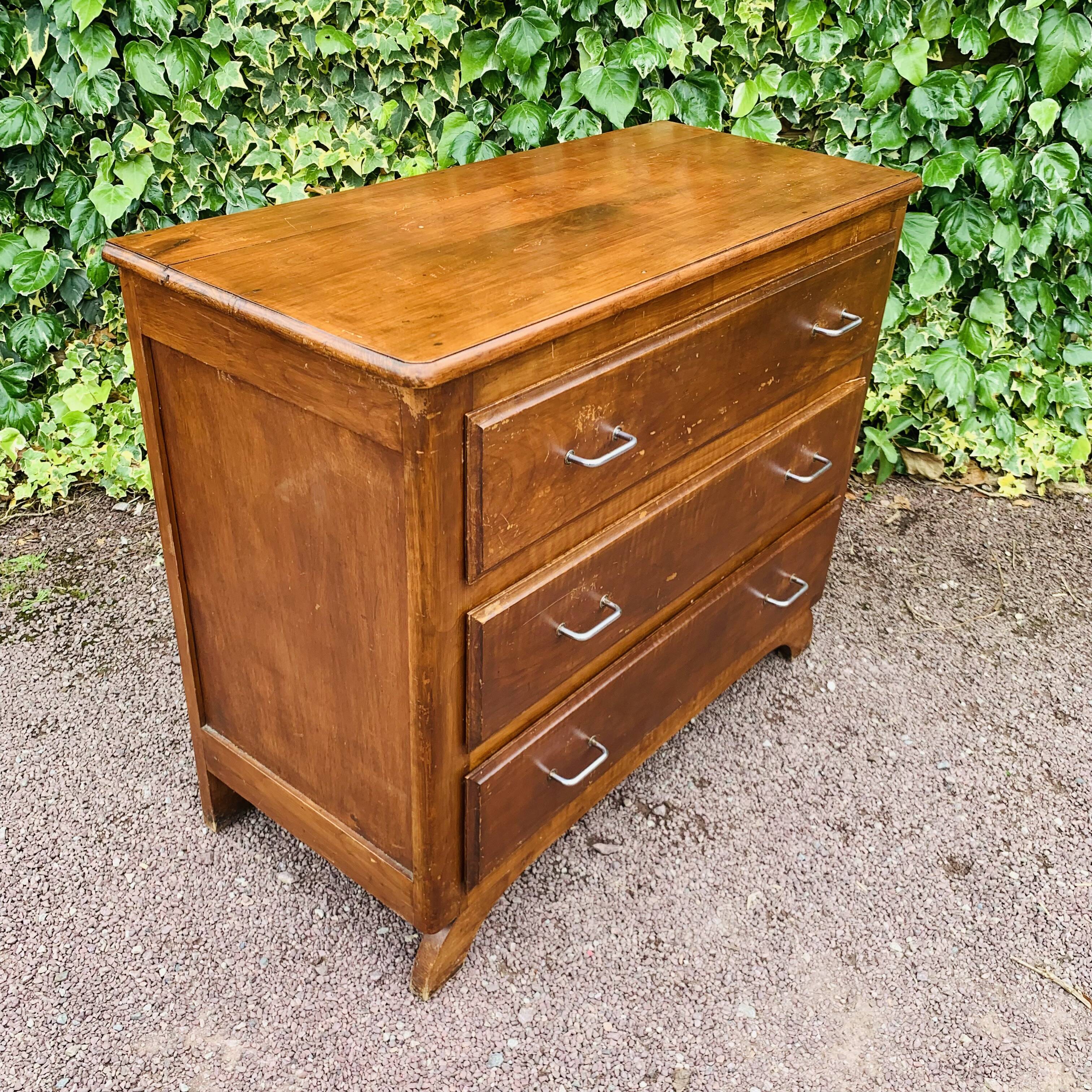 Commode vintage 3 tiroirs