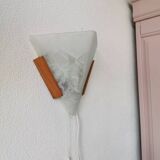 Glass wall lamp, 1980s