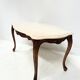 Louis XV style coffee table in patinated beech, 20th century.