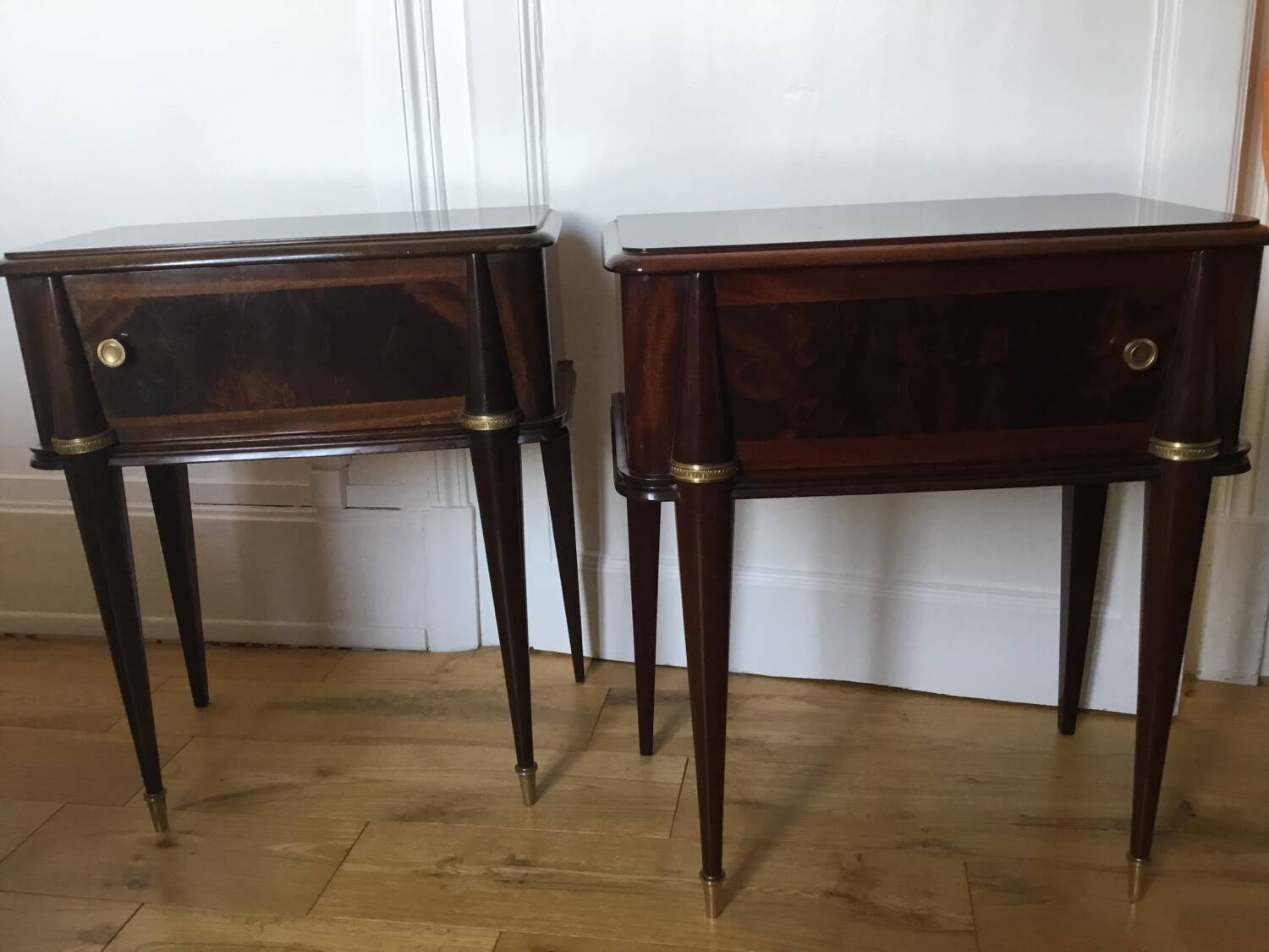 Pair of Italian bedside tables
