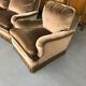 Sofa lounge two velvet armchairs 1970 Sanz