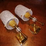 Pair of art deco wall light 30s
