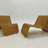 Pair of P3 armchairs Tito Agnoli 1960