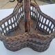 Porte-bouteilles en osier Vintage