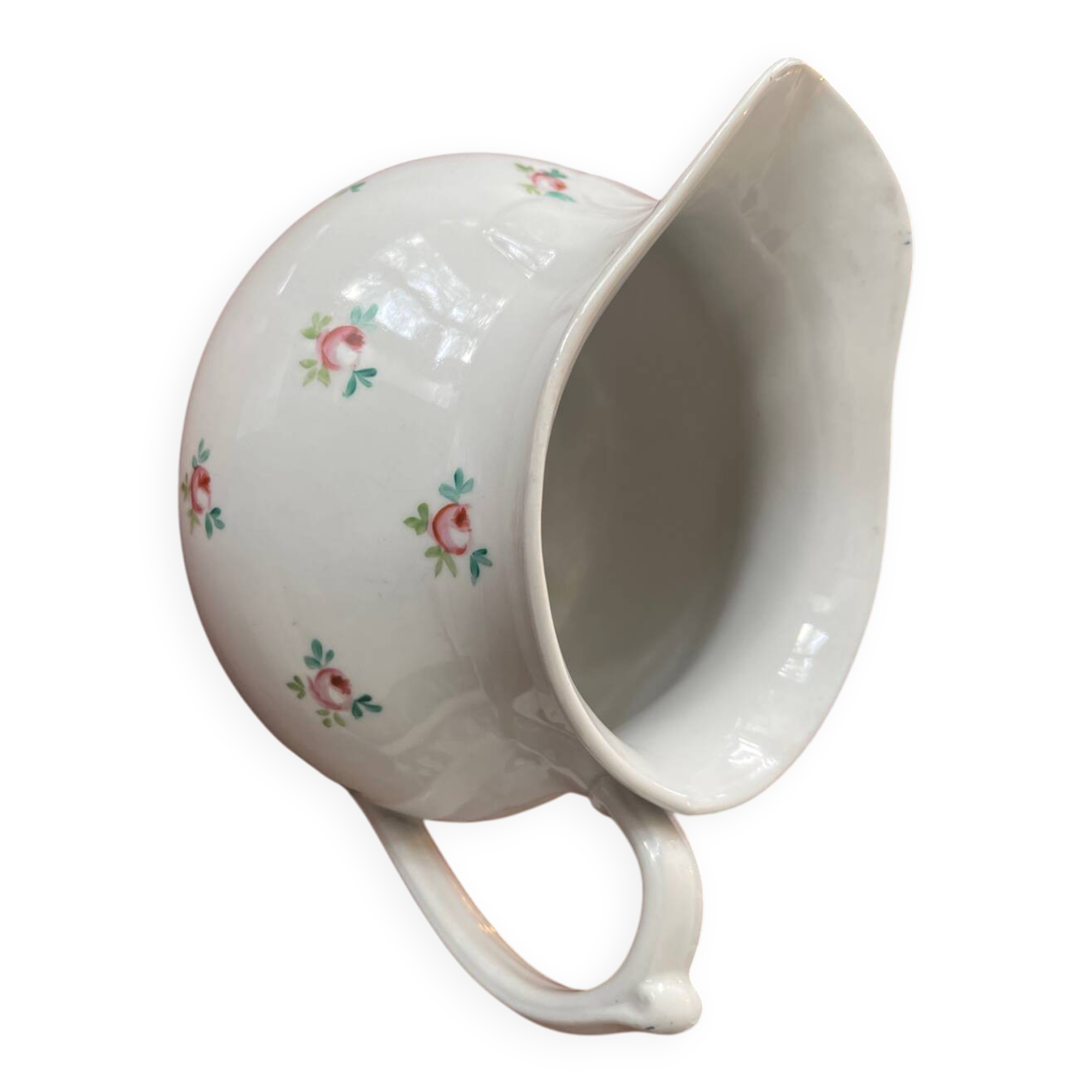 Porcelain milk jug old paris late 19th century.