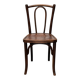 Art Deco curved wooden café chair, 1930s