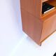Commode en teck style années 60/70, avec bar, style rétro années 60/70.