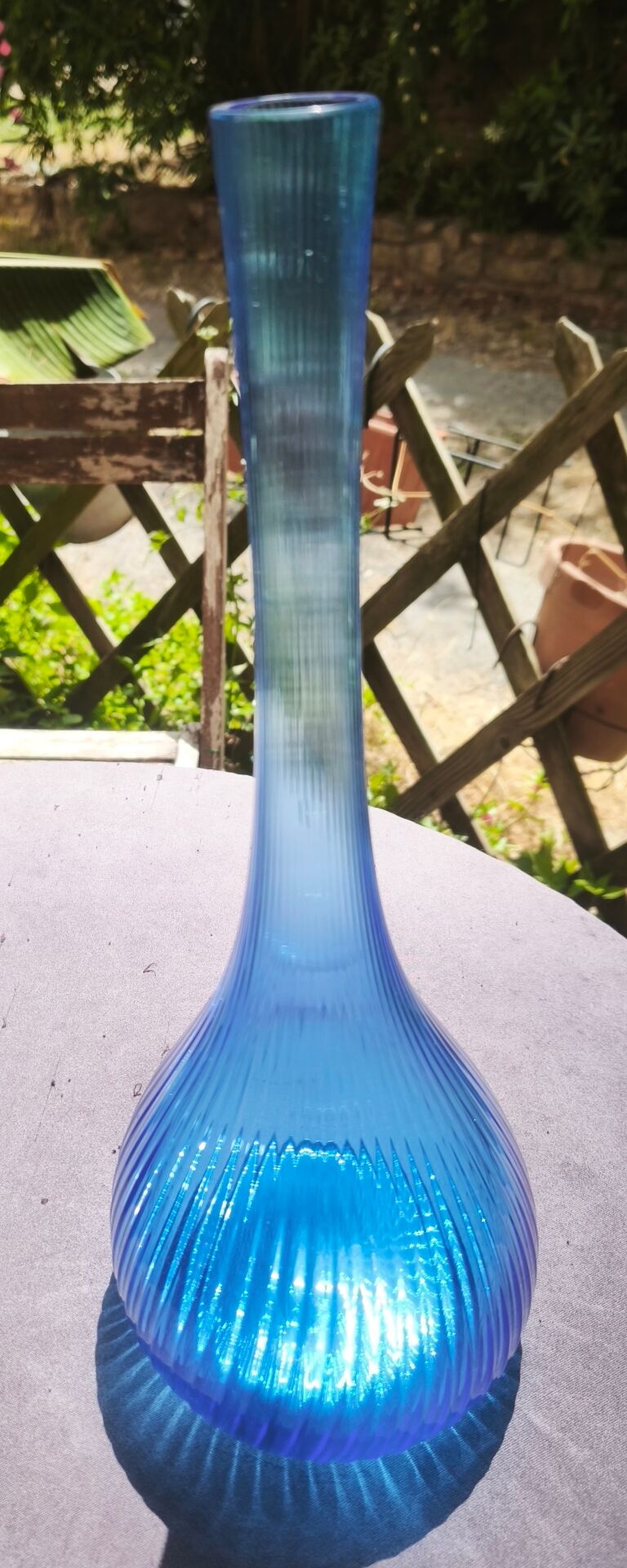 Vase berluze bleu daum