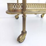 Brass and glass golden bar