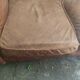 Club sofa 2 places in leather beautiful patina around 1980