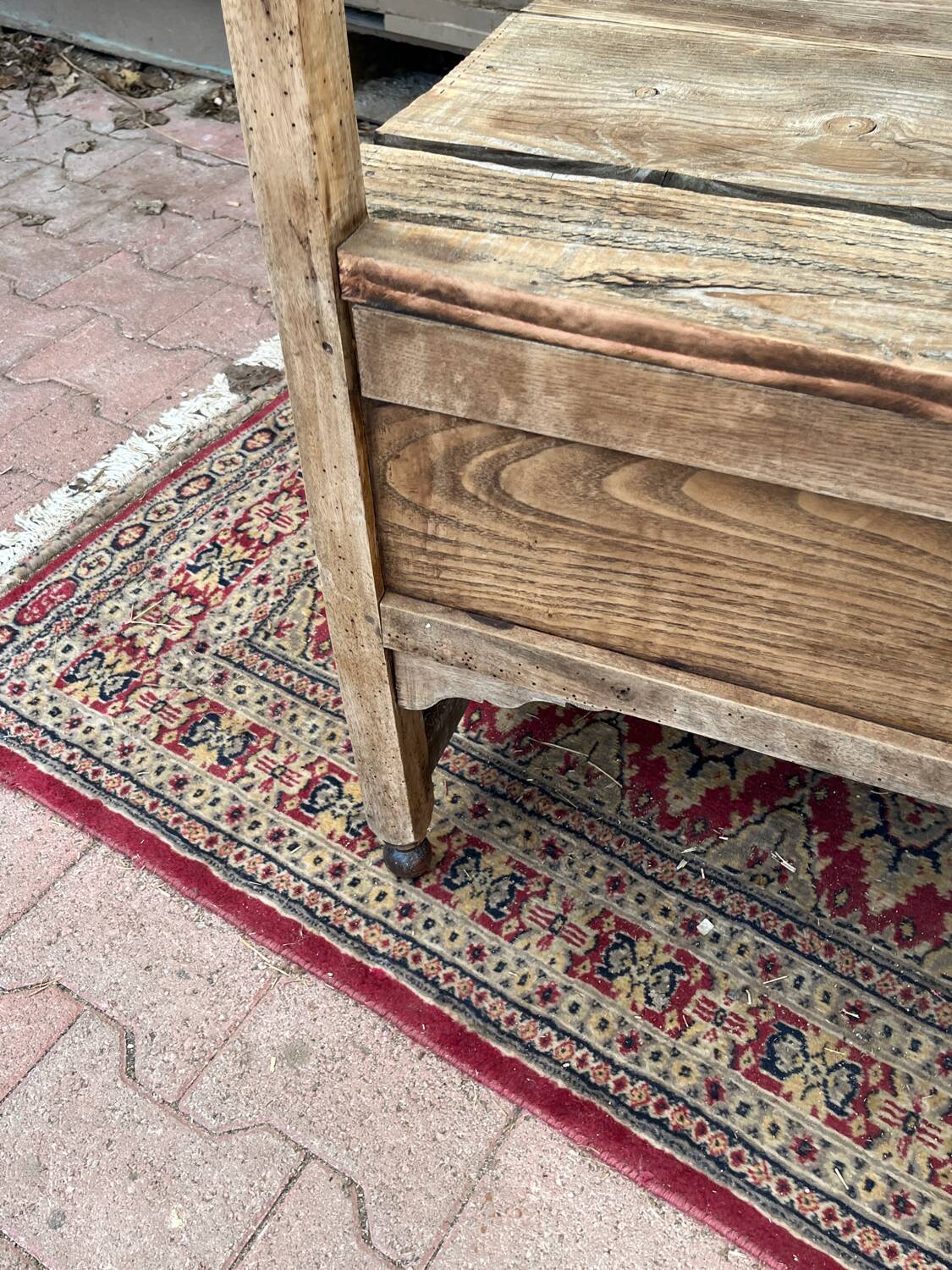 Old wooden bench