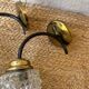 Lot de deux appliques murales vintage