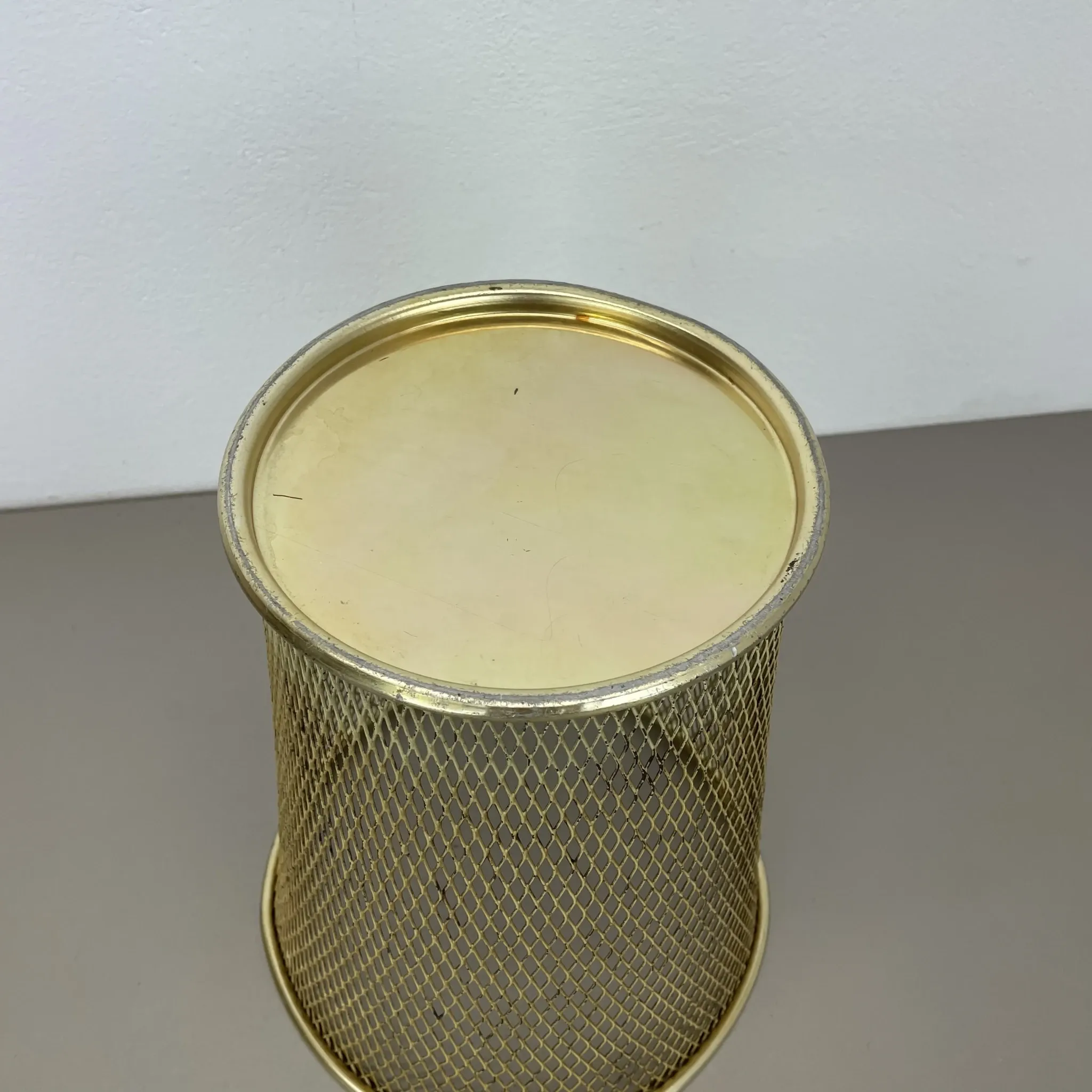 Vintage Paper Basket and Umbrella Stand in the Matégot Style, France, 1970s