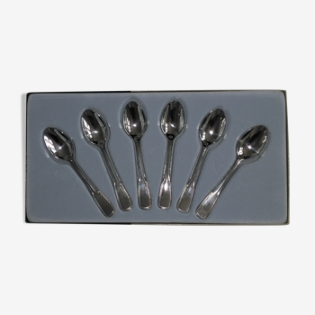 6 guy Degrenne stainless steel mocha spoons