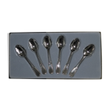 6 guy Degrenne stainless steel mocha spoons