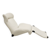 Wink White Armchair Designed by Toshiyuki Kita for Cassina, 1980s