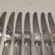 12 silver-plated table knives by silversmith Ravinet Denfert Brantome