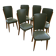 Green Skaï chair from the 1930s