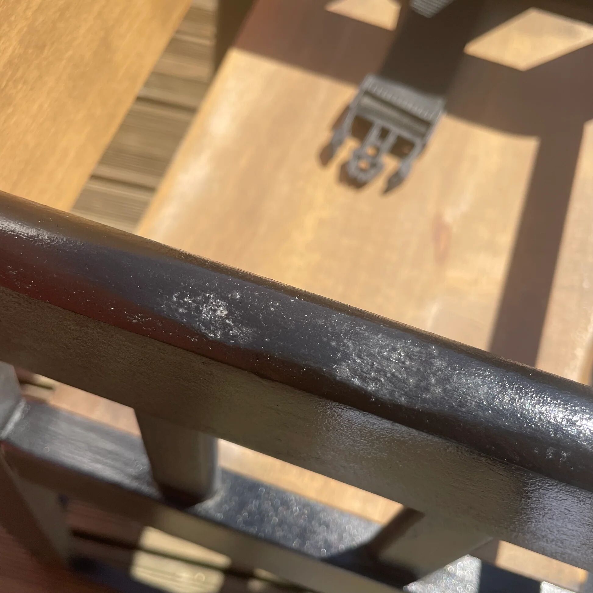 Wooden high chair for baby