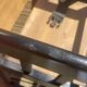 Wooden high chair for baby