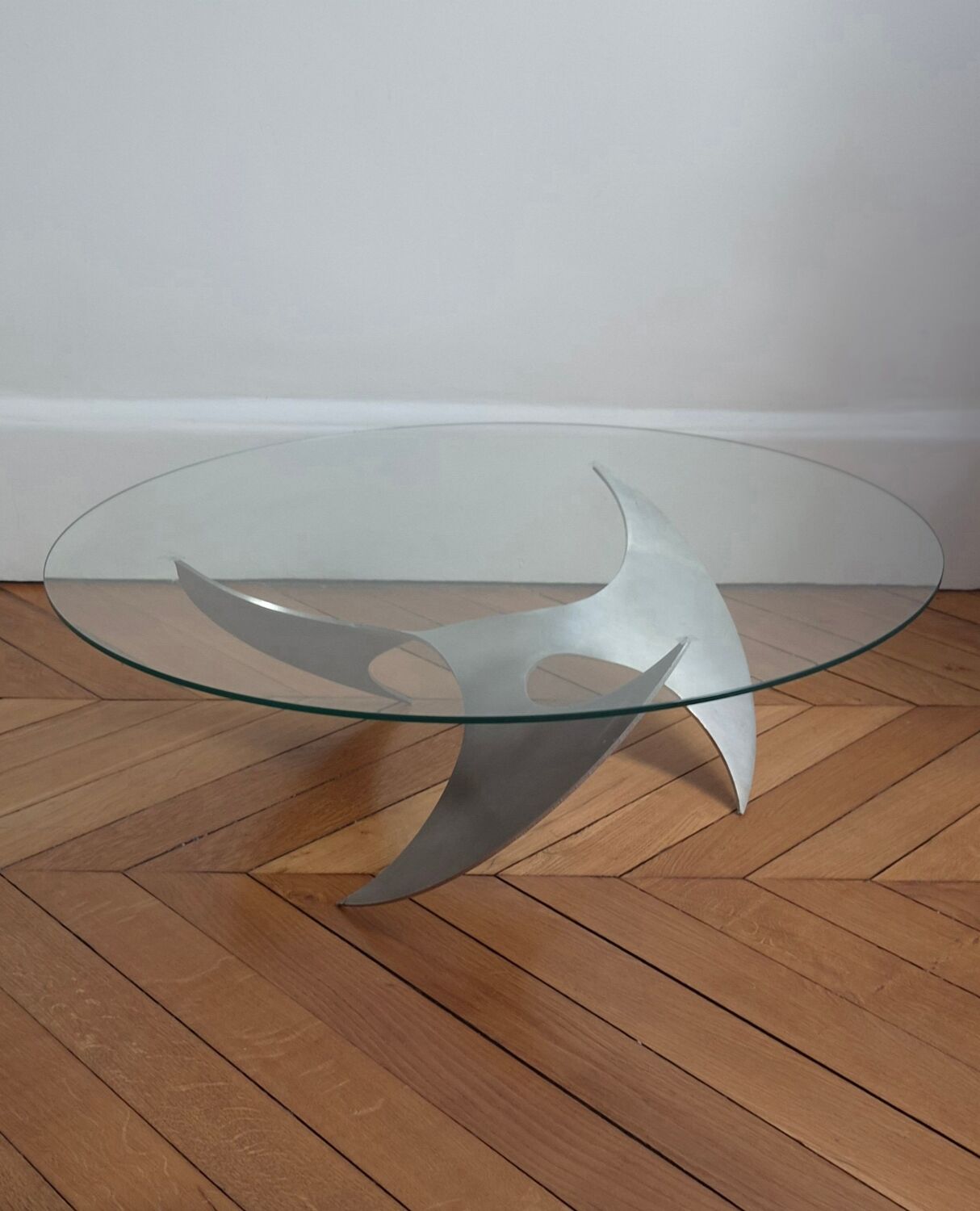 vintage propeller base K nut Hesterberg in steel and