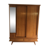 Armoire pieds compas et portes coulissantes – années 50